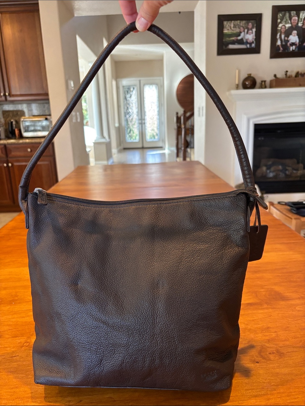 THE SAK CHOCOLATE BROWN LEATHER HOBO BAG BOHO BOHEMIAN PEBBLE LEATHER CLASSIC 🤎